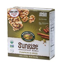 NATURES PATH: Sunrise Pumpkin-n-Spice Chewy Granola Bars 6 Bars (7.4 oz)