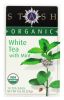 STASH TEA: Organic White Tea with Mint 18 Tea Bags (0.8 oz)