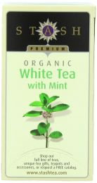 STASH TEA: Organic White Tea with Mint 18 Tea Bags (0.8 oz)