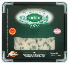 SOCIETE: Roquefort Cheese Wedge (3.5 oz)