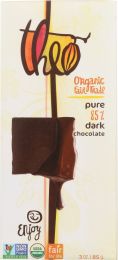 THEO CHOCOLATE: Organic Dark Chocolate 85% Cacao (3 oz)